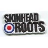 SKINHEAD - ROOTS ( Aunäher gestickt ca. 3,5 x 7,5 cm )