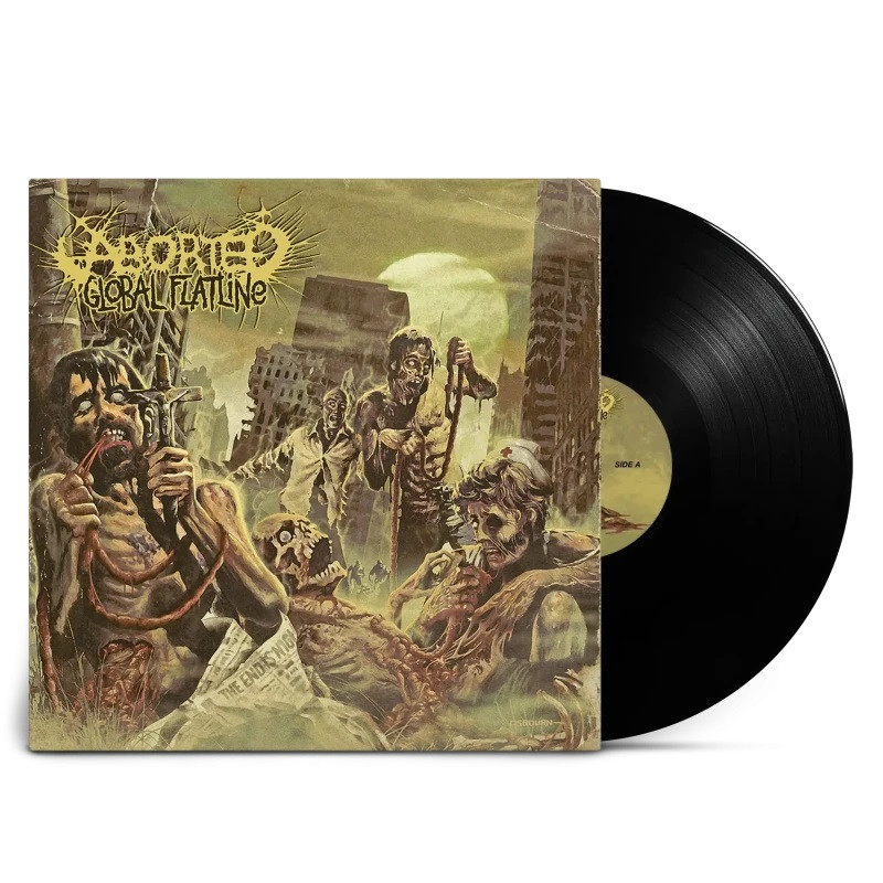 Aborted - Global Flatline ( Black Vinyl)