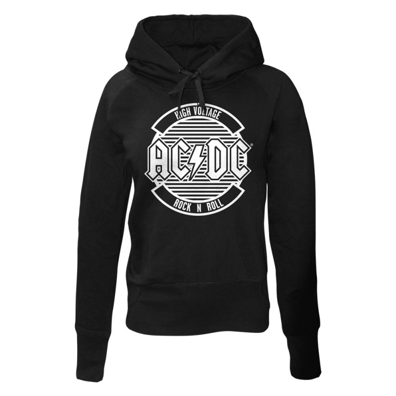 AC/DC - Logo Circle (Girlie Kappuzenpullover)
