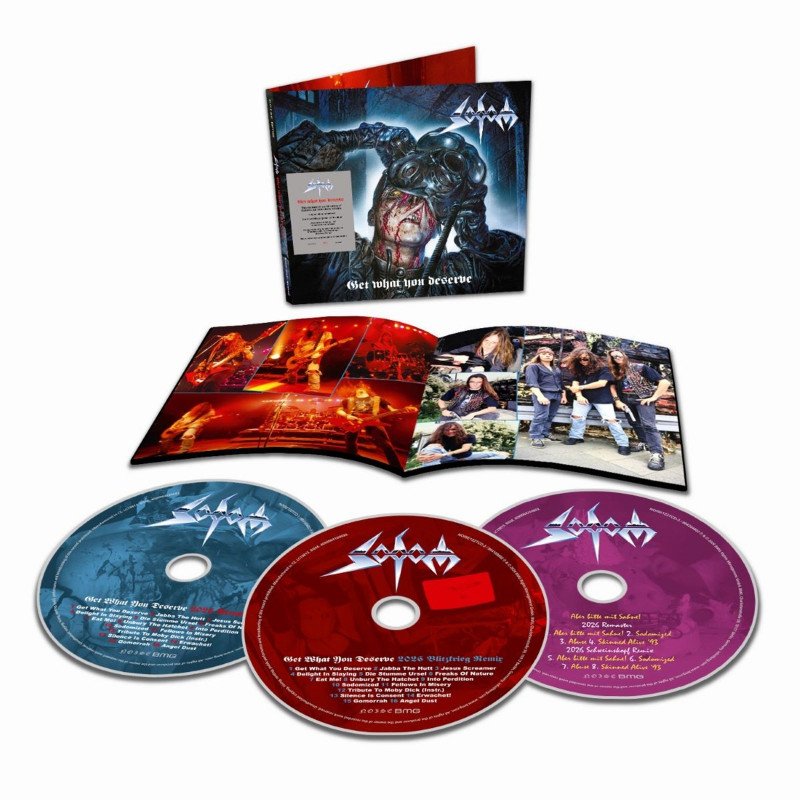 Sodom - Get What You Deserve 3xCD