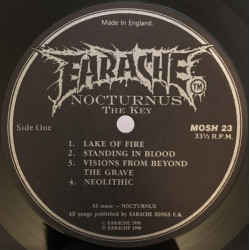 Nocturnus ‎– The Key( Black Vinyl ) Rarität