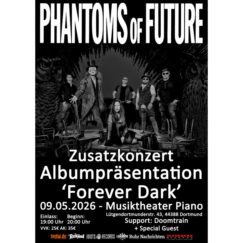 Phantoms Of Future - Albumpräsentation - Zusatzkonzert- Eintrittskarte
