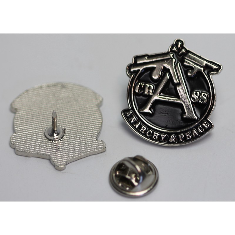 Crass  - Anarchy & Peace ( Metal Pin )