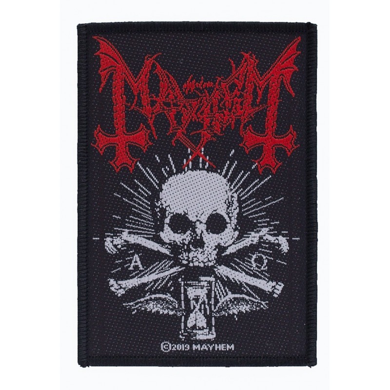 MAYHEM - ALPHA OMEGA DAEMON (  Patch ca. 6,5 x 10 cm )