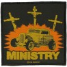 MINISTRY - JESUS BUILT MY HOTROD ( Patch ca. 10 x 10 cm )