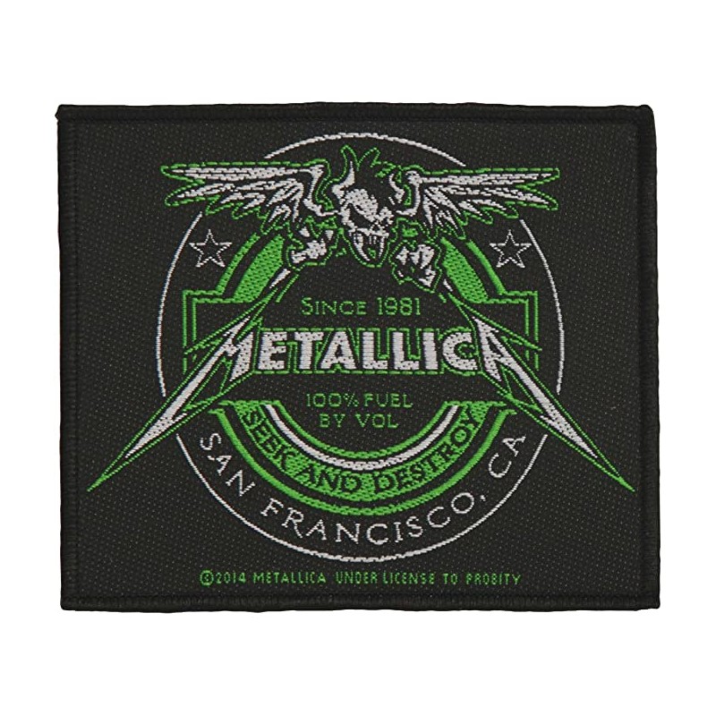 METALLICA - BEER LABEL ( Patch  ca. 10 x 9 cm )