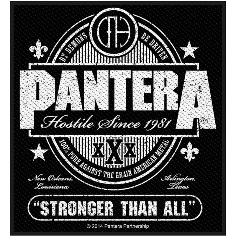 PANTERA - STRONGER THAN ALL ( Patch ca. 9 x 10 cm )