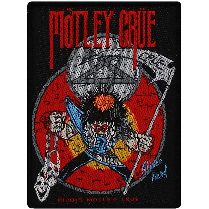 Motley Crue - ALLISTER FIEND ( Patch ca. 8 x 10 cm  )