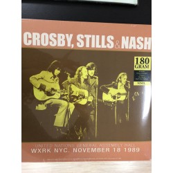 Crosby, Stills & Nash ‎– Best Of United Nations General Assembly Hall WXRK NYC. November 18 1989 (180g Black Vinyl)