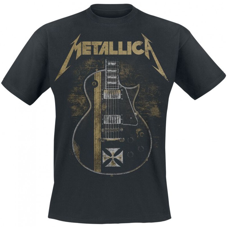 Metallica - Hetfield Iron Cross Guitar (T - Shirt)