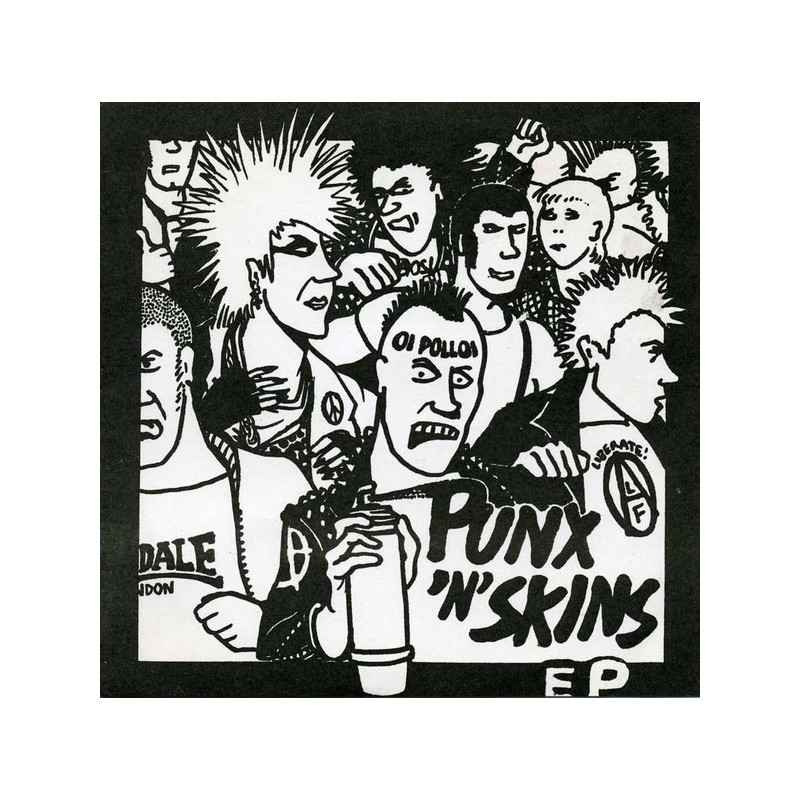 Oi Polloi - Punx n Skins E.P. (7inch Red Vinyl)